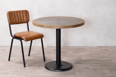  zinc-top-wooden-edge-cafe-table-range-round-base